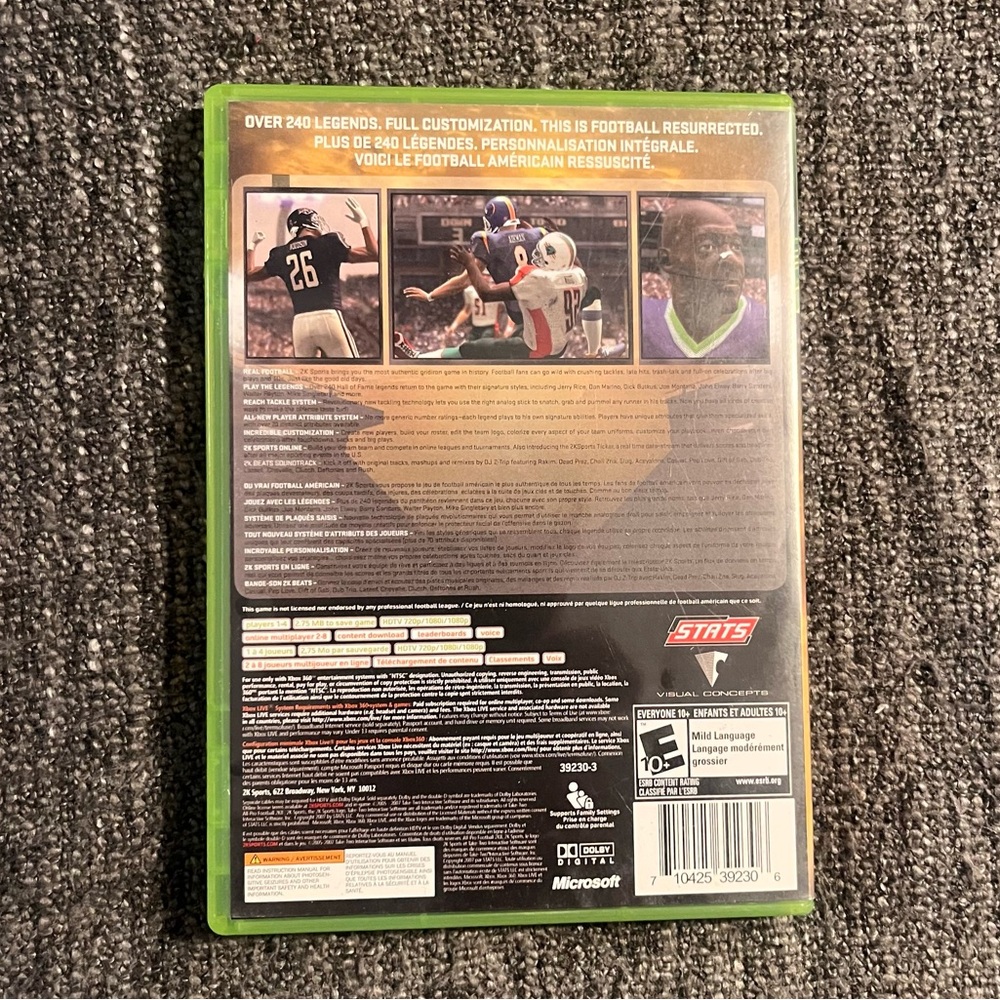 All Pro Football 2K8 Xbox 360 Game Complete - Picture 2 of 3
